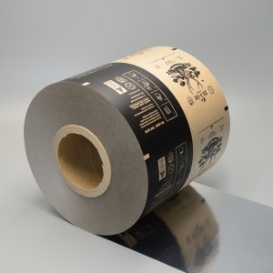 Rollo de embalaje de papel Kraft con capa impermeable 1