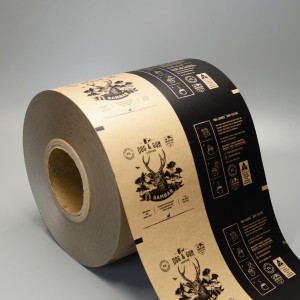 Rollo de embalaje de papel Kraft con capa impermeable 2