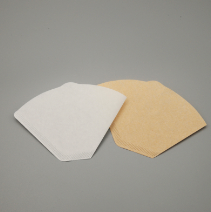 Kavni filtrirni papir v beli barvi sektorja 6